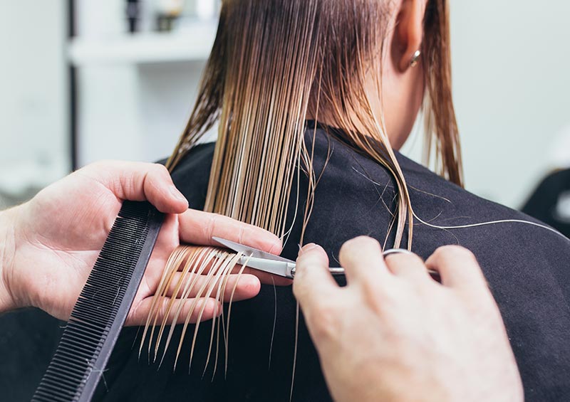 Women’s hair styling